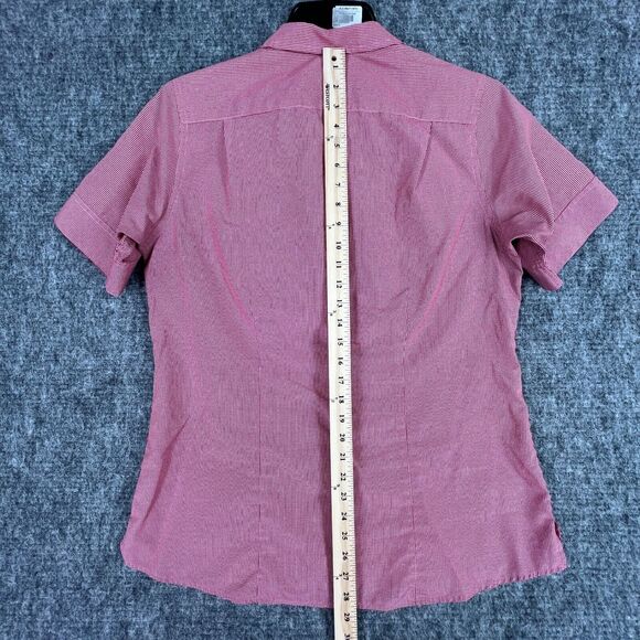 Chik-Fil-A Shirt Womens Large Button Up Employee Uniform Workwear Work Fast Food - Picture 8 of 10